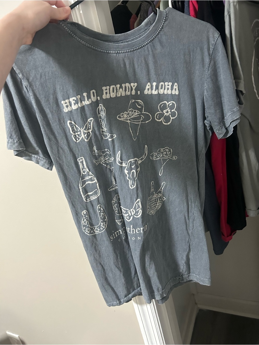 Simply Southern Charcoal Gray Classic Tee